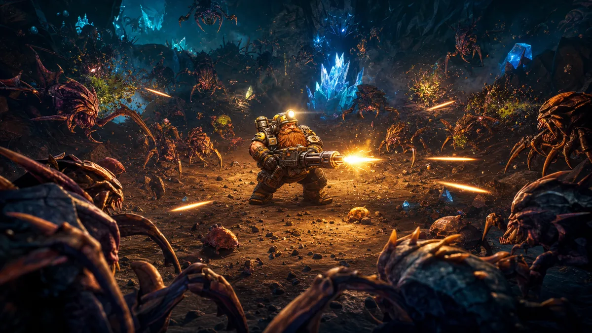 DRG: Survivor Gana como Mejor Roguelike 2025 según PC Gamer - ¿Funciona en PC Gamer Barata?