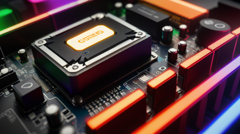 Gaming PC Components Close Up