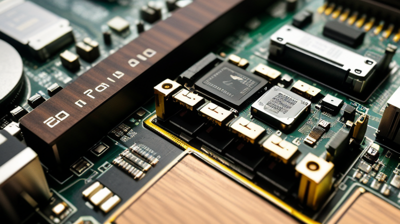 Componentes de PC gaming sobre mesa